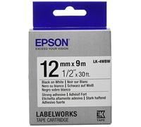 Epson LabelWorks LK-4WBW - bande d'étiquettes - 1 rouleau(x) - Rouleau (1,2 cm x 9 m) - C53S654016