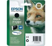 EPSON Tinte T1281 DURABrite Ultra noir M 5,9 ml pour Stylus S22 SX125 BX305F SX420W (C13T12814010)