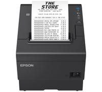 Epson TM T88VII (132) - Imprimante de reçus - thermique en ligne - Rouleau (7,95 cm) - 180 x 180 ppp - jusqu'à 500 mm/sec - USB 2.0, hôte USB 2.0, LAN, PoweredUSB - outil de coupe - noir