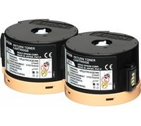 Epson - 0711 - Pack 2 toners noirs - produit d'origine - 2500 pages x 2 - C13S050711