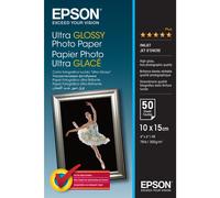 Epson Ultra Glossy Photo Paper - 10x15cm - 50 Feuilles, Gloss, 300 g/m², 50 feuilles, - Expression Premium XP-900 - Expression Premium XP-830 - Expres