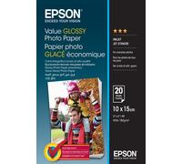 Epson Value Glossy Photo Paper - 10x15cm - 20 Feuilles