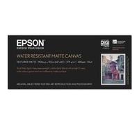 Epson Water Resistant Matte Canvas - Mat - 465 micromètres - Roll (152.4 cm x 12.2 m) - 375 g/m² - 1 rouleau(x) papier toilé - pour Stylus Pro 11880; SureColor SC-P20000 G