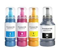 EPT102 Bouteilles d'encre Multipack Compatible pour ET-2700 ET-2750 ET-2756 ET-2850 ET-2851 ET-2856 ET-2956 ET-2959 ET-3750 ET-3850 ET-3950 ET-3956 ET-4750 ET-4850 ET-4856 ET-4950 ET-15000 (Lot de 4)