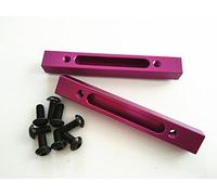 EPTNNASO Aluminum Front Or Rear Chassis Joint Bar Purple 86386 102272-2PCS Set for H-P-I Savage 5.9 K4.6 Flux