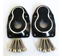 EPTNNASO Aluminum Front/Rear Outer Portal Drive Housing Black for Axial SCX10 III Capra 1.9 UTB AXI232006 AXI232023 AXI232005