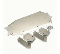 EPTNNASO Plaque de protection en acier inoxydable pour traîneau Traxxas 1/8 95076-4