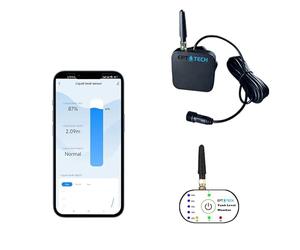 EPTTECH Smart TLC2326P Tuya Smart Life Mobile Détecteur de niveau d'huile avec écran et contrôleur d'alarme intelligent Étanche IP67