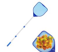Épuisette avec Manche Télescopique pour Piscine, Filet Skimmer pour Epuisette pour Poussière De Fond De Piscine, Poignée Détachable, Outil De De Piscine pour Nettoyager Feuilles Flottantes, Insectes