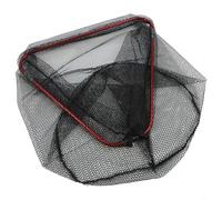 Épuisette de pêche avec manche télescopique, orifice à vis de 8 mm pour une manœuvre facile en eau douce et en eau salée (grand 50 cm)