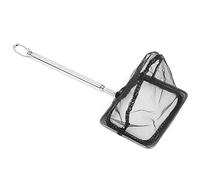 Épuisette de pêche extensible avec manche en acier inoxydable pour lacs de réservoir (trompette de pêche à cinq sections en acier inoxydable 1,2 m)