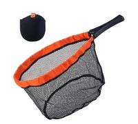 Épuisette de pêche pour atterrir les poissons - Équipement de filet de | Filet d'atterrissage pour kayak, bateau, étang, lac, eau salée, truite, perche et poissons