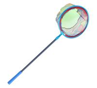 Épuisette de Pêche Télescopique Bleue en Carbone pour Garçon et Filles | Grosse Capacité, Légère et Portable, Usage Eau Douce ou Salée, pour Insectes et Écrevisses