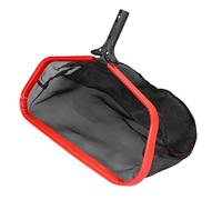 Épuisette de piscine avec cadre en aluminium de 44,5 cm avec outil d'entretien en maille fine pour enlever efficacement les feuilles et les débris