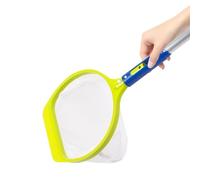 Épuisette de Piscine, Épuisette Télescopique à Feuilles, Équipement de Nettoyage à Maillage Fin, Panier avec Manche Télescopique pour Spa, Aquarium ou Bassin
