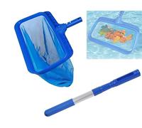Épuisette de piscine, râteau à feuilles pour piscine avec récupérateur de filet à mailles fines, filet de rechange robuste pour équipement de nettoyage de piscine standard