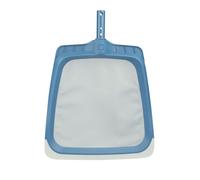Blue Line Épuisette de Surface avec Raclette Intégrée pour Piscine - Accessoire de Nettoyage Durable et Efficace - Design Ergonomique pour Une Utilisation Facile - Taille Standard - Couleur Bleue