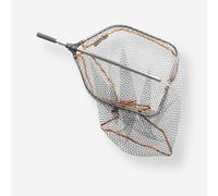 Savage Gear Épuisette Pro pliable caoutchouc à maillage large Gris 65 x 50 cm