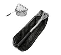 Épuisette pliable légère, tête triangulaire portable avec poignée