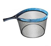 Épuisette portable pliable pour la pêche à la mouche pour ruisseaux avec poignée en ABS robuste, maille hexagonale et revêtement en métal résistant à la rouille (taille S)