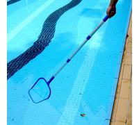 Épuisette télescopique de 48 pouces à mailles fines pour piscine ¿ Légère, durable et facile à utiliser pour le nettoyage et l'élimination des débris de la piscine
