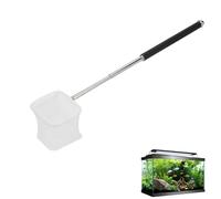 Épuisettes Miniatures pour Aquarium, Filet De Pêche pour Aquarium Petite Epuisette Aquarium Pêche À Mailles Fines avec Manche Télescopique pour Aquarium, Bassin(20-57.5cm)