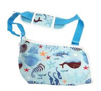 Epunk Écharpe de bras en coton pour enfants de 7 à 9 ans - Support de poignet et de doigt - Immobilisateur réglable pour les blessures des enfants