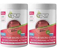 Epur - Activateur Micro-Station, 30 doses pour 6 mois de traitement, Idéal pour le démarrage, l’entretien ou la réactivation des micro stations d’épuration, 900g (Lot de 2)