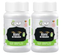 EPUR - Blanc de Meudon, Ecocert 100% Naturel, Idéal pour nettoyer l'argenterie, Polit et fait briller, Dégraissant marbre et pierre naturelle, 480 g (Lot de 2)