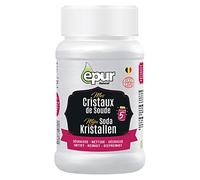 Epur - Cristaux de Soude, Ecocert 100 % naturel, Nettoyant multi-usages, Dégraisse et débouche, Convient pour la lessive, 480 g