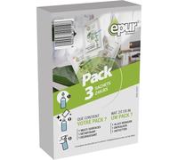 EPUR - Kit découverte poudre à diluer 3 sachets, nettoyant multi surfaces, dégraissant, détratrant - Ecocert 100% naturel - nettoyage écoogique, durable et responsable -3 x 500ml