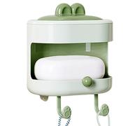 Épurateur de bain pour corps - Espacement du corps de douche | LOOFAH CHILEDSING AVEC Porte-savon et crochet | Épurateur de corps exfoliant | conception de lavage de l'utilisateur pour la routine de