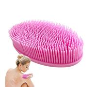 Épurateur de corps en caoutchouc, épurateur de bain en silicone,Brosse de douche à poils doux double face | Brosse nettoyante pour la peau, nettoyage en profondeur et peau douce, corps nourrissant