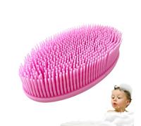 Épurateur de corps en silicone, épurateur de douche en silicone - Brosse exfoliante corporelle double face à poils doux,Brosse nettoyante pour la peau à main pour nettoyer votre peau, brosse de bain p