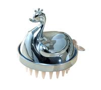 Épurateur de cuir chevelu mignon avec poils en silicone pour le cuir chevelu avec tête amovible pour exfoliation du cuir chevelu et soins du cuir chevelu