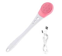Épurateur de dos électrique : brosse de bain corporelle imperméable 9 x 43 cm, masseur de douche électrique à 3 vitesses, épurateurs en silicone à long manche, rechargeable