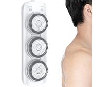 Épurateur de dos électrique pour douche avec 3 têtes de brosse Épurateur dos douche à 3 vitesses 25 réglable mural 7800 mAh étanche à faible bruit charge magnétique brosse mousse rapide...