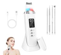 Épurateur de Peau à Ultrasons, Aspirateur Point Noir, 4 Modes Extracteur Point Noir, Noirs Visage Rechargeable Anti Point Noir Convient pour garçons et filles, l'élimination des Blackheads, Boutons