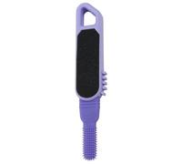 Épurateur de pieds - Brosse à double tête en silicone de 21,8 x 4,4 cm, outil pour éliminer les callosités de la peau dure, lime de pédicure antidérapante | Soins d' à sec et humide pour