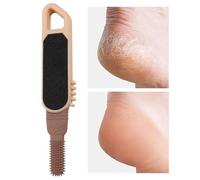 Épurateur De Pieds | Brosse De Nettoyage Des Pieds En Silicone À Double Tête | Dissolvant De Callosités Et Lime Exfoliante Pour Less Talons Fissurés, Les Cors Et Les Peaux Mortes | Masseur De Piedss D