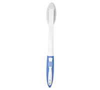 Épurateur de Pieds en Pierre Ponce à Long Manche, Brosse à Peau Morte avec Pierre à Récurer Exfoliante, Nettoyant de Massage, Lime, Outil de Suppression des Callosités, Réducteur