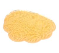 Épurateur Dorsal Mural en Silicone, Masseur de Pieds Jaune | Brossage sans Effort, Appui Plus Sûr sous L’eau, Usage Bain ou Bassin, Convient aux Pieds et Callosités