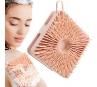 Épurateur du corps en silicone, masseur du cuir chevelu pour cheveux | Épurateur de lavage du corps double face,2-en-1 Brusque de shampooing de masseur du cuir chevelu, loofah exfoliator, poils doux p
