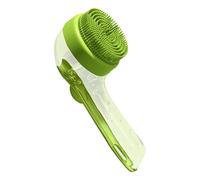 Épurateur pour chien - Brosse à manche long, poils en silicone souple, poignée ergonomique | Outil de bain le massage du shampoing animaux compagnie, contrôle des pertes, l'application revitalisant, l