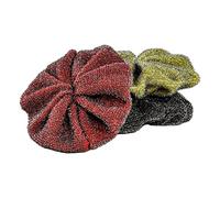 Épurateurs En Acier Inoxydable - Nettoyant Pour Acier Inoxydable À Fleurs 10,5x2 Cm | Épurateur De Vaisselle En Fil Métallique, 3 Pièces, Pour Lave-vaisselle, Résistant À La Rouille, Casseroles Brûlée