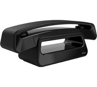 Epure Iconic - Téléphone Fixe Sans Fil Dect - Design Vintage - Grand Écran Graphique Haute Lisibilité - Mains Libres - Fonction Blocage Des Appels - Noir