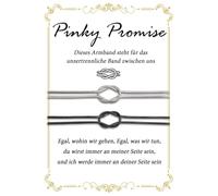 EPVID Cadeaux pour partenaire, cadeau de Saint-Valentin pour elle, cadeau d'anniversaire pour lui, ensemble de bracelets pour 2, cadeau Pinky Promise pour la Saint-Valentin, un anniversaire de mariage