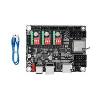 EPVJXPOYS Carte Contrôleur Hors Ligne MKS DLC32V2.1, Carte Mère 32 Bits ESP32WiFi GRBL Adaptée À La Machine À Graver, Écran Tactile TS35(Only Motherboard)