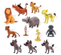 EPXOIQC 12pcs Lion Gâteau Topper, Le Roi Lion Gâteau Topper, Cartoon Cake Topper, Décoration de Gâteau d'Anniversaire de Dessin Animé, pour Fête Décoration Supplies