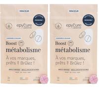 EPYCURE - Boost Méta Morosil 400mg Hautement Dosé - 87% Naturel - Équilibre Énergétique - Orange Moro, Cola, Chrome, Choline - Goût Myrtille - 1 Mois - Vegan (Lot de 2)